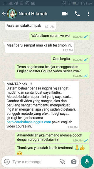 Berbicara Bahasa Inggris